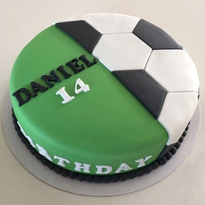 Fussball deko für kuchen