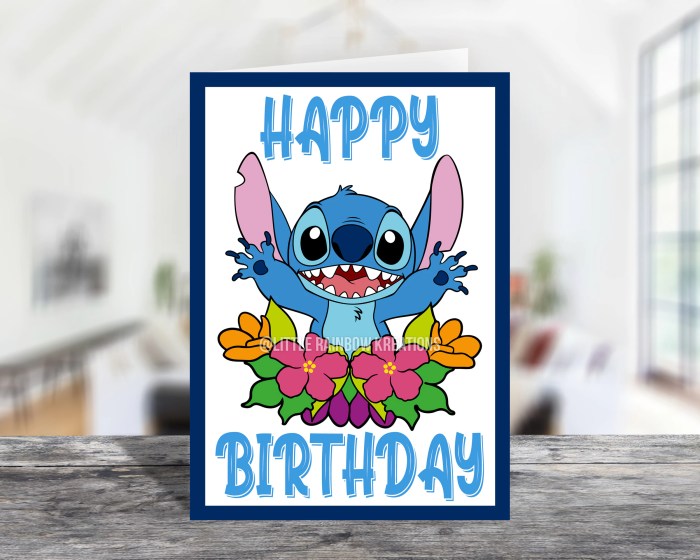 Stitch geburtstag deko